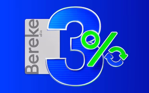 Bereke Bank ALL IN — дебетовая карта с кэшбэком и бонусами